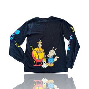Nickelodeon Rocko's Modern Life Long Sleeve T-Shirt Black Size M